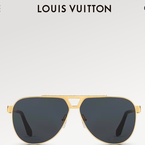 Louis Vuitton Other - 🔴SOLD Louis Vuitton Evidence Metal Pilot Sunglasses, Like New Condition